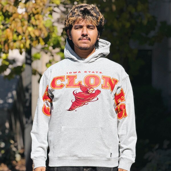 Slam University Cyclones Punching Cy Gray Hooded Sweatshirt